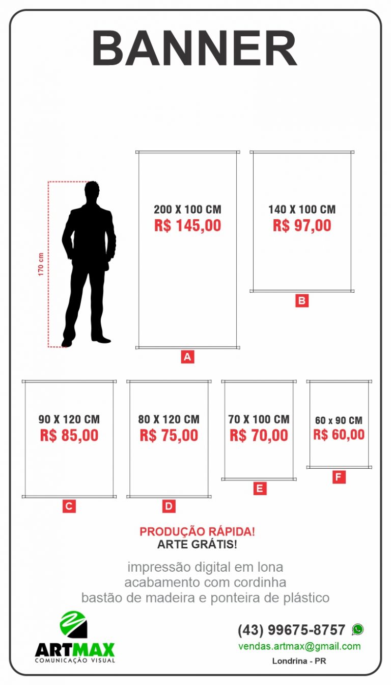 Banner em Lona « Artmax Comunicação Visual Londrina (43) 99675-8757